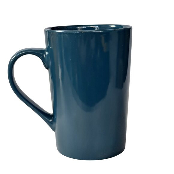 Starbucks 2020 Blue Coffee Mug Green Mermaid Logo Tall Ceramic Cup 11 oz - Picture 9 of 12